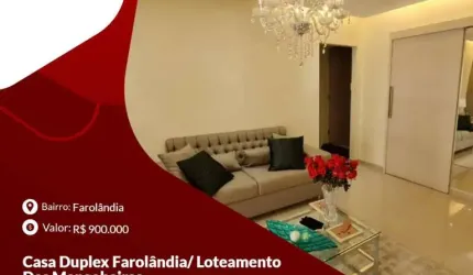 Casa Duplex Farolândia/ Loteamento Das Mangabeiras