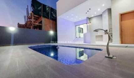 Triplex 205m²/3 suítes/4 vagas/sistema alexa - TÁUA ARANGUA - Londrina Pr