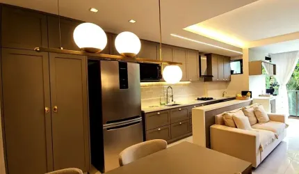 Blue Ocean - Jaguaribe, 65m², 2 Quartos, Armários