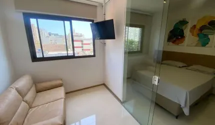 House Pituba, Sudio 25m², Nascente, Mobiliado
