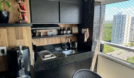 Bosque Patamares, 80m², 3 Quartos, Armários, 2 Vagas