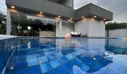 Casa com 3 dormitórios à venda, 384 m² por R$ 2.900.000,00 - Condomínio Reserva Ibirapitanga - Santa Isabel/SP