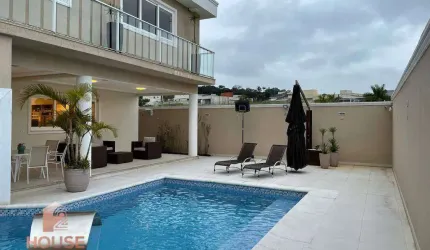 Casa com 4 dormitórios à venda, 642 m² por R$ 5.350.000,00 - Condomínio Verdes Lagos - Arujá/SP