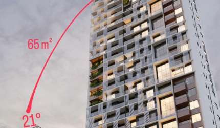 Apartamento para venda com 2 Quartos com vista definitiva para o mar