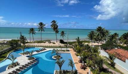 Apartamento pé na areia 3 quartos com móveis projetados área de lazer completa