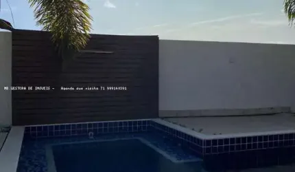 Casa em Condomínio para Venda em Camaçari, Alphaville (Abrantes), 3 dormitórios, 3 suítes, 4 banheiros, 2 vagas