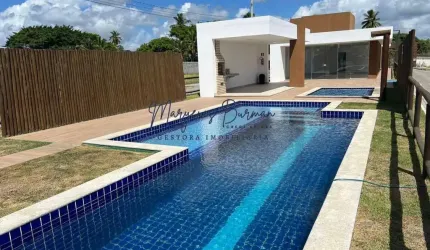 Casa em Condomínio para Venda em Camaçari, Vila de Abrantes (Abrantes), 4 dormitórios, 1 suíte, 3 banheiros, 1 vaga