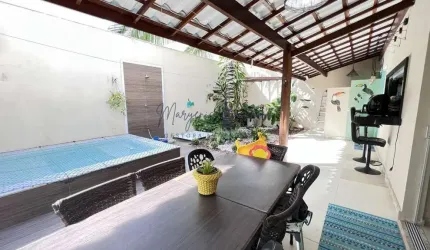 Casa em Condomínio para Venda em Lauro de Freitas, Buraquinho, 4 dormitórios, 3 suítes, 6 banheiros, 2 vagas
