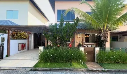 Casa em Condomínio para Locação em Lauro de Freitas, Buraquinho, 4 dormitórios, 3 suítes, 5 banheiros, 2 vagas