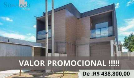Sobrado com 3 dormitórios à venda, 96 m² por R$ 420.000,00 - Alto Boqueirão - Curitiba/PR