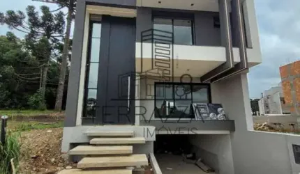 Triplex para Venda em São José dos Pinhais, Costeira, 3 dormitórios, 1 suíte, 2 banheiros, 4 vagas