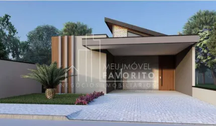 Vende-se casa térrea com 3 suítes no condomínio Campos de Medeiros.