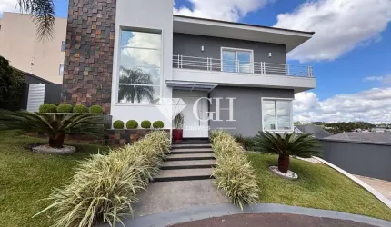 Casa com 4 quartos à venda na Rua Ódino Moro, Estrela, Ponta Grossa, 487 m2 por R$ 3.800.000
