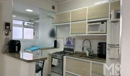 Apartamento com 2 dormitórios à venda, 58 m² por R$ 480.000 - Loteamento Mogilar - Mogi das Cruzes/SP