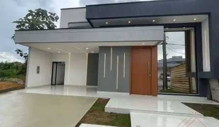 Linda Casa com 3 suítes à venda no Residencial Morada dos Pássaros, 275 m² por R$ 1.120.000 - Ponta Negra - Manaus/AM