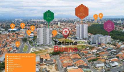 Apartamento com 2 dormitórios à venda, 36 m² por R$ 312.900 - Parque dos Ipês - São José dos Campos/SP
