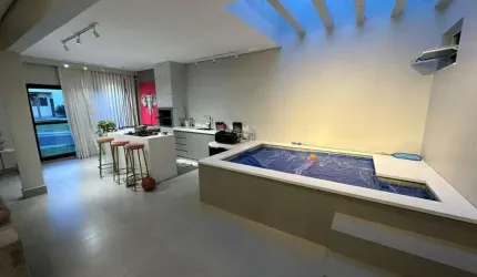 Casa em Condomínio para Venda em Uberlândia, Laranjeiras, 3 dormitórios, 3 suítes, 1 banheiro, 2 vagas