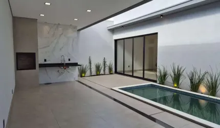 Casa em Condomínio para Venda em Uberlândia, Granja Marileusa, 3 dormitórios, 3 suítes, 2 banheiros, 2 vagas