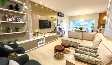 Apartamento 3 quartos com 2 suítes, sacada com churrasqueira a carvão