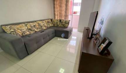Apartamento de 3 quartos, 1 suíte, sacada com churrasqueira a carvão