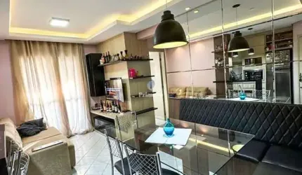 Apartamento de 2 quartos, 1 banheiro, 1 garagem, sacada