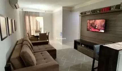 Apartamento de 3 quartos, sendo 1 suíte, 2 banheiros, 1 garagem, mobiliado