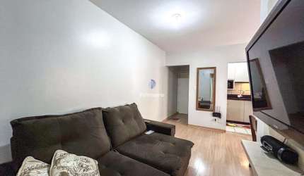Apartamento de 2 quartos, 1 banheiro, 1 garagem, semimobiliado