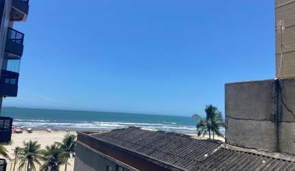 Lindo apartamento á venda, com vista para mar, 01 Dormitório,01 vaga de garagem.