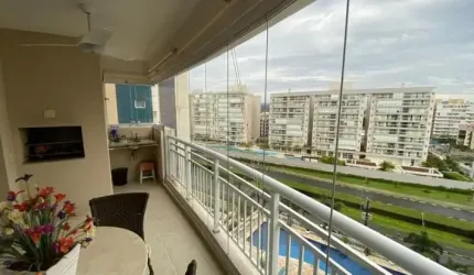 Lindo apartamento para locação anual, com 03 dormitórios (sendo 01 suíte), 03 banheiros, duas vagas de garagem, Maitinga