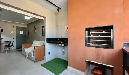 Lindo apartamento à venda com, 03 dormitórios (sendo uma suíte), 02 vagas, 250 metros da praia, centro, Bertioga/SP.