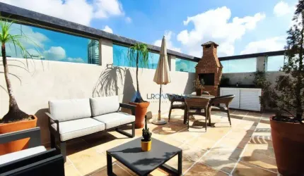 Cobertura com 2 dormitórios à venda, 212 m² por R$ 2.250.000,00 - Ponta da Praia - Santos/SP