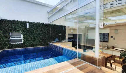 Cobertura com 3 dormitórios à venda, 227 m² por R$ 1.690.000,00 - Ponta da Praia - Santos/SP