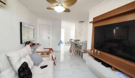 Apartamento no Gonzaga com 3 dormitórios à venda, 111 m² por R$ 915.000 - Gonzaga - Santos/SP