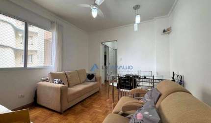 Apartamento com 1 dormitório à venda, 46 m² por R$ 319.900,00 - José Menino - Santos/SP