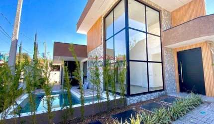 Casa com 4 suites, térrea, condominio em Atibaia