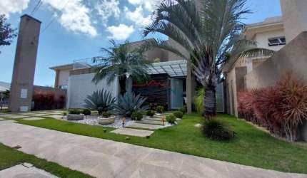 Casa á venda com 259,02 m² com piscina ( Semi Mobiliada )- Condomínio Altos da F