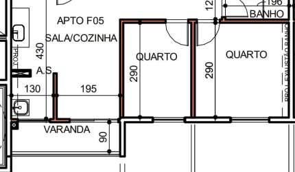APARTAMENTO REPASSE COM VARANDA