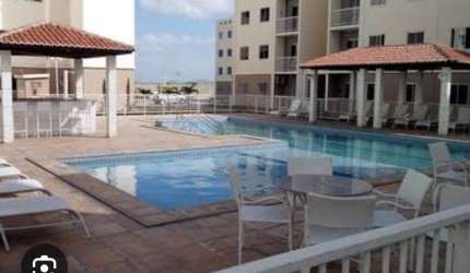 Excelente oportunidade de apartamento todo mobiliado para financiamento, área de lazer completa com piscina ampla, condomínio com área comum todo arborizado, condomínio dispõe de um salão de festas, b
