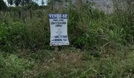 Vende - se 3 lotes Conjugados na Colônia de Férias do Pecém  - Cada um 12x30