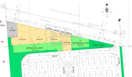 Área comercial com 1257m² em Mirassol (na avenida do linhão)