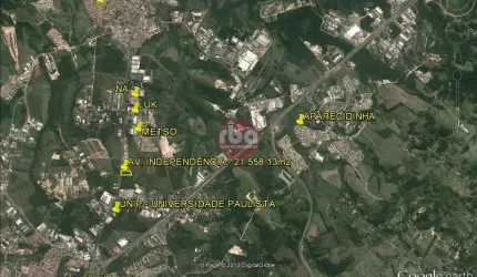 Área de 21,588 m² (testada 115 m)  Av. Independência
