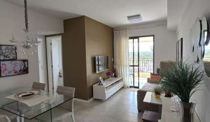Apartamento à Venda no Stupendo Piatã - Mobiliado - 2/4 - 1 suíte - 67.74 m² - 1 vaga - Ventilado