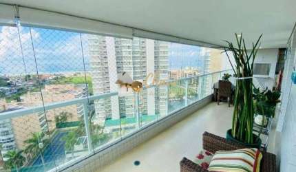 Apartamento amplo à venda no Guarujá com 3 Dormitórios