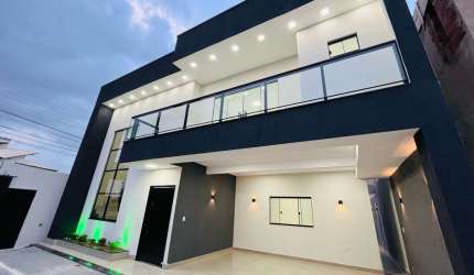 Casa Nova Chácara 42 Vicente Pires 4 Quartos 4 Suítes 4 Vagas 235m² Piscina