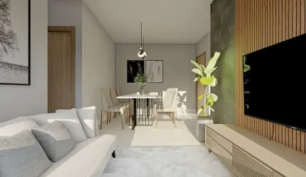 Residencial Paraty Samambaia Sul APTO 2 Quartos 1 Vaga 45m² Porcelanato