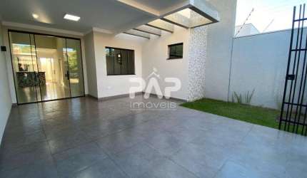 VENDA | Casa, com 3 dormitórios (01 Suíte), com pé direito alto e churrasqueira. Conjunto Habitacional Sanenge, Maringá