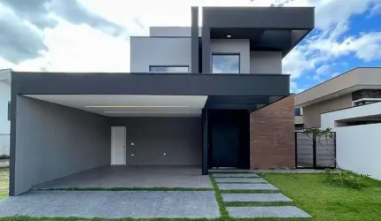 Casa Condomínio - Urbanova - Condomínio Floradas do Paratehy - 4 Suítes - 257m².