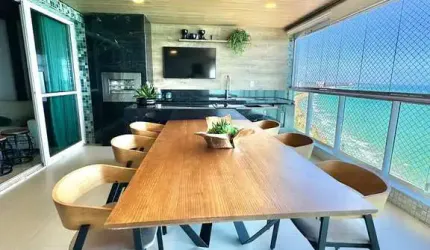 Apartamento Riviera Gênova com 4 suítes 260 m² Beira Mar na Cruz das Almas