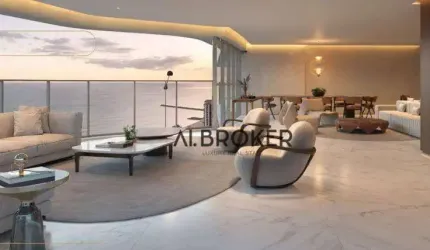 Andar Alto Apartamento com 4 dormitórios à venda, 361 m² por R$ 7.900.000 - Meireles - Fortaleza/CE