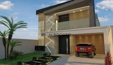 Cidade Alphaville - Recebo Imóvel  Casa com 4 dormitórios à venda, 294 m² por R$ 1.600.000 - Cidade Alpha - Eusébio/CE